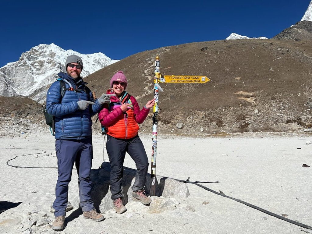 Base Camp trial sign