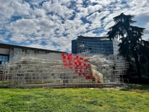 The cloud - art installation