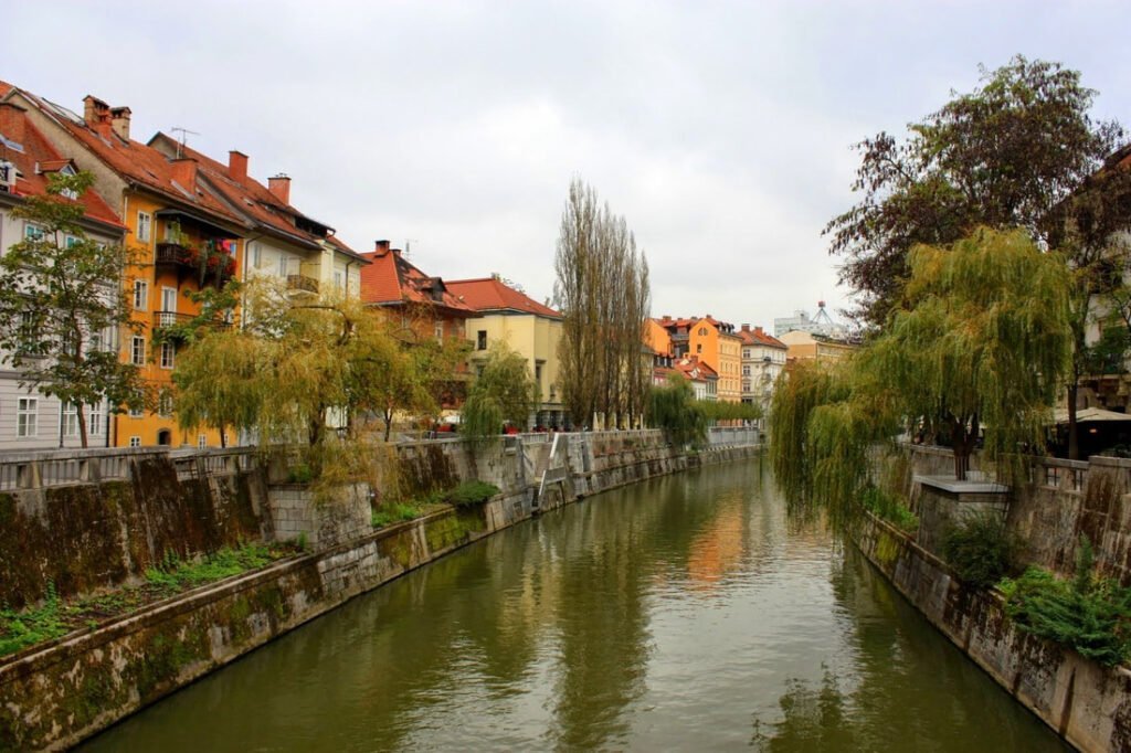Ljubljanica River in Ljubljana