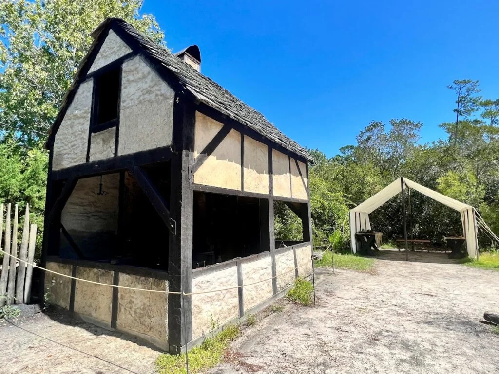 Festival Island Park settler village