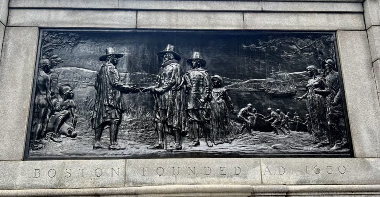 Boston Freedom Trail plaque