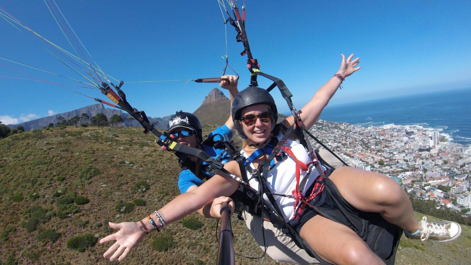 Paragliding off Signal Hill, Cape Town