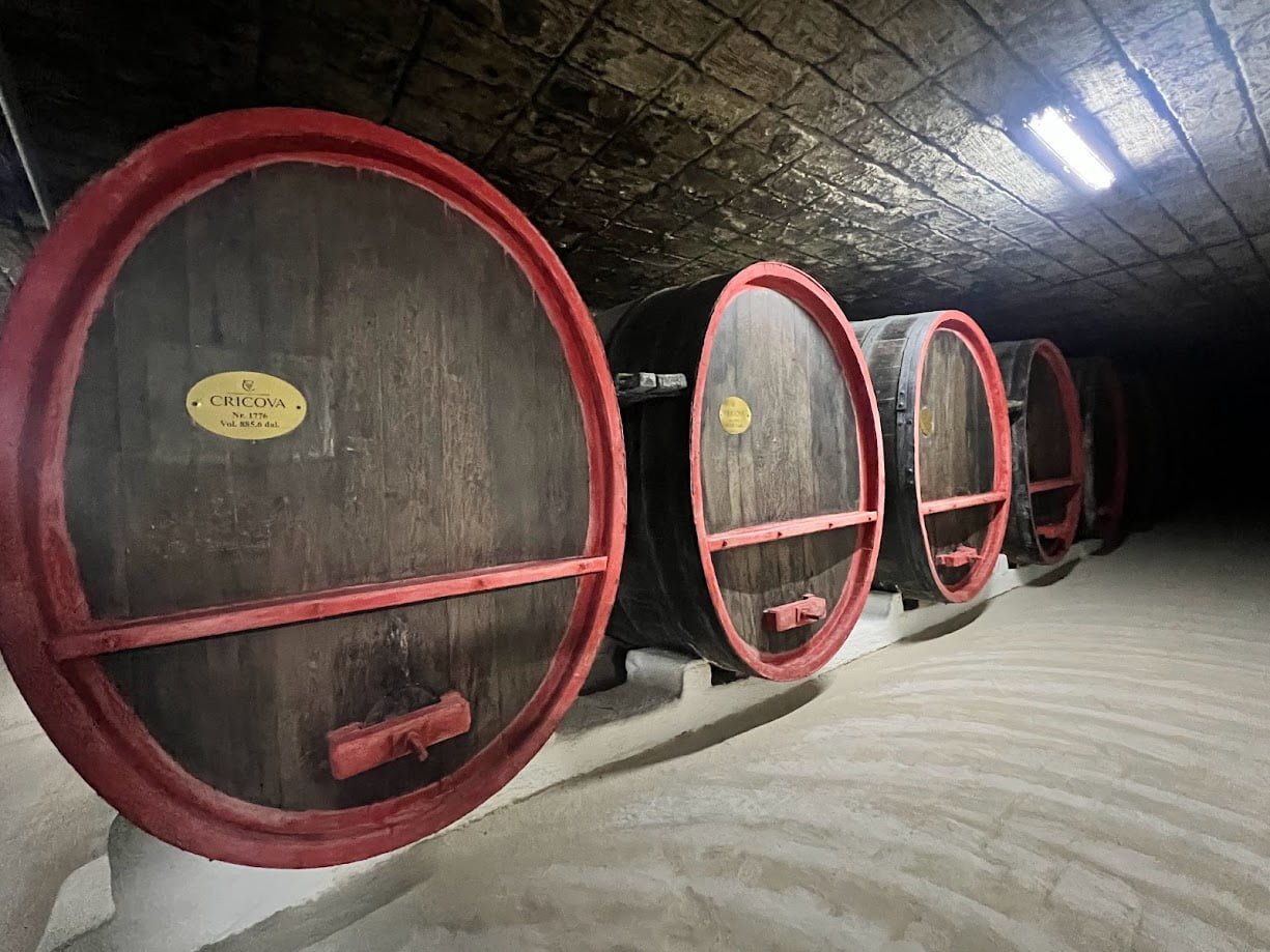 Cricova Winery barrels