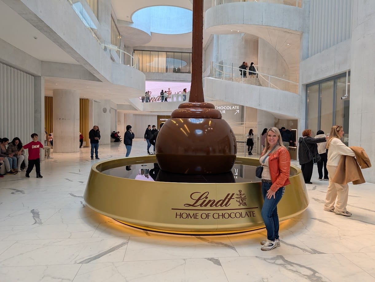 Lindt chocolate fountain
