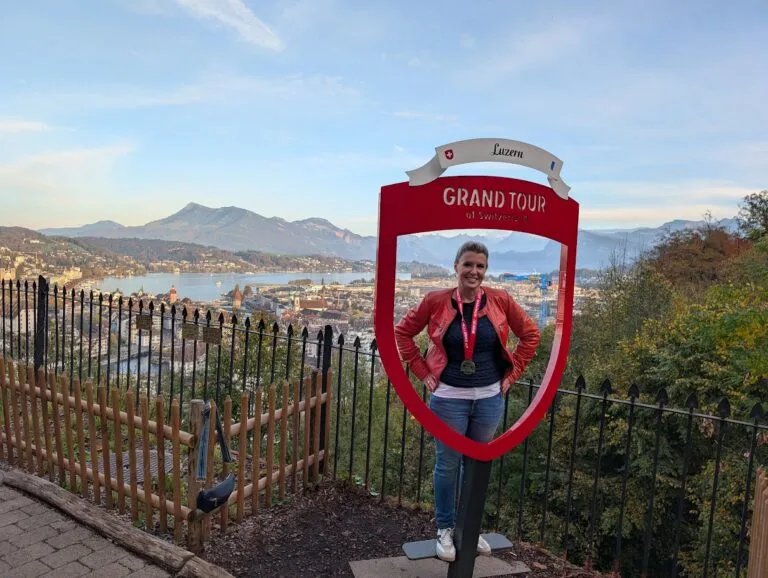 View from Hotel Chateau Gutsch, Lucerne