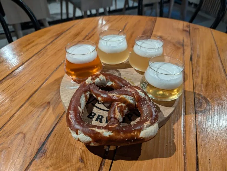 Beers at Little Brewpub, Lucerne