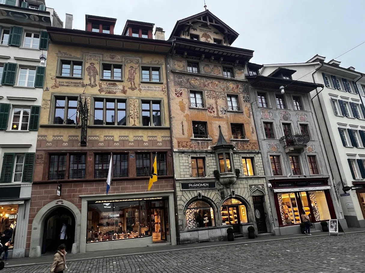 Old town Lucerne buildings