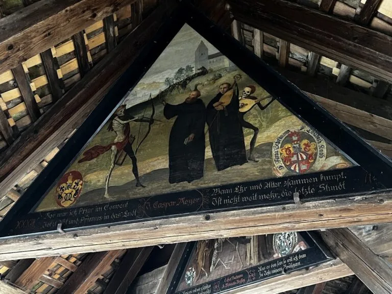 Dance of death painting, Spreuer bridge, Lucerne