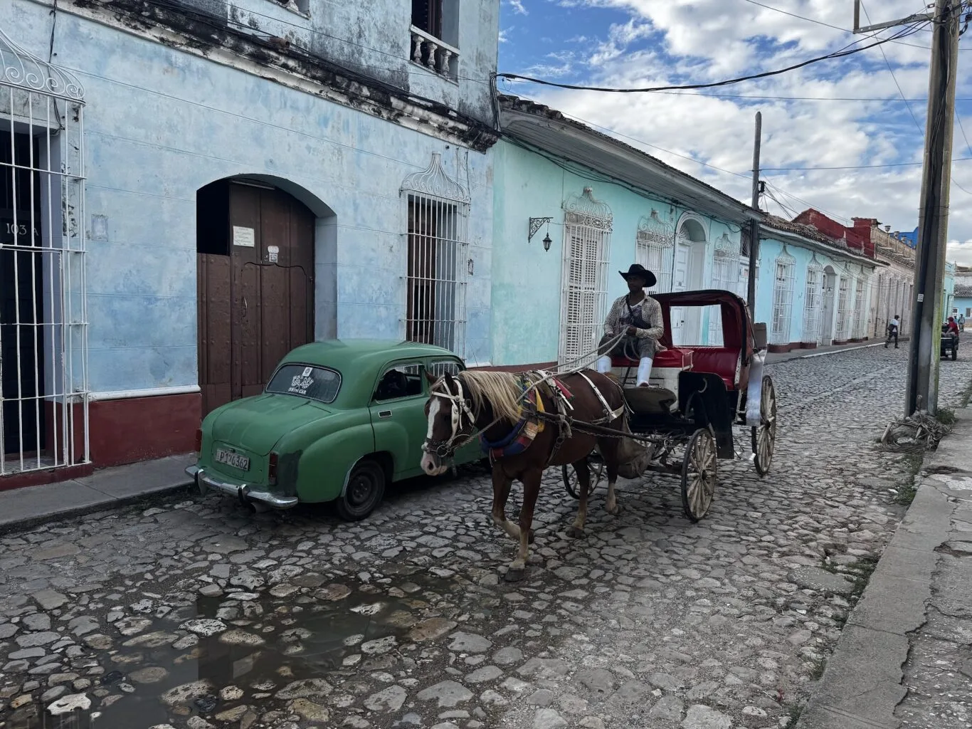 Trinidad, Cuba street with horse carriage