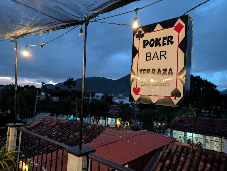 Poker bar, Vinales, Cuba