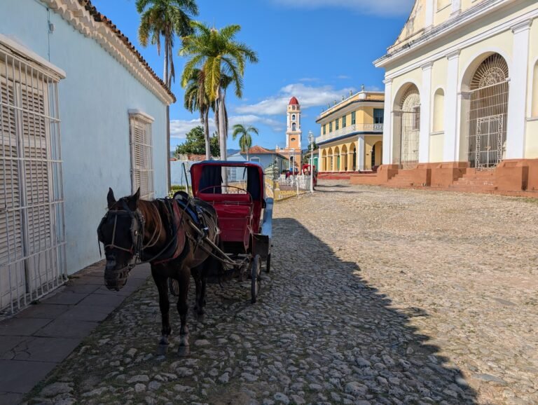 Trinidad, Cuba with Bell tower in background
