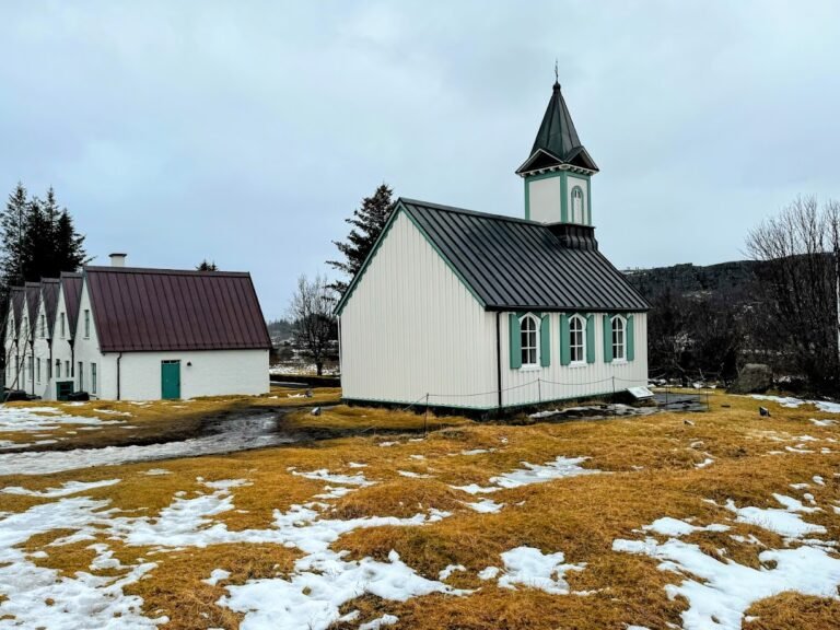 Summer houses, Thingvellir National Park, Iceland
