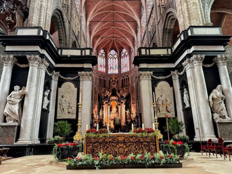 Inside Bavo's Cathedral, Ghent