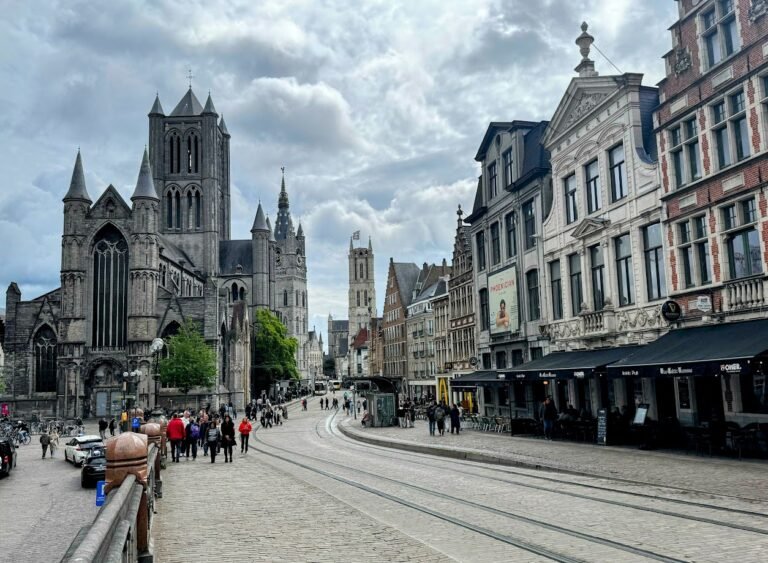St Michael's Bridge, Ghent, Belgium