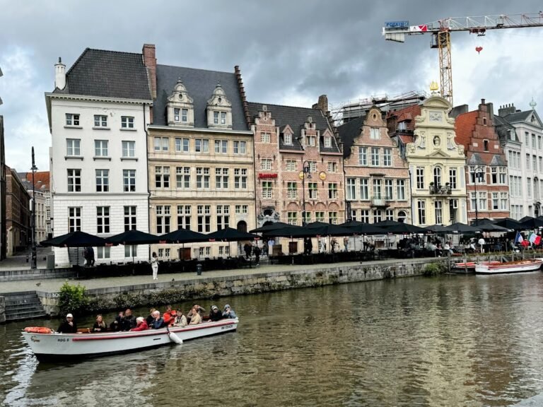Boat tour, Ghent, Belgium
