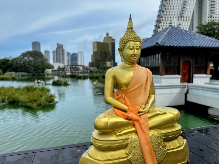 Buddha Statue, Seema Malaka, Colombo, Sri Lanka