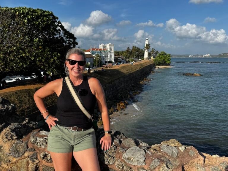 Amy at Galle Fort, Sri Lanka