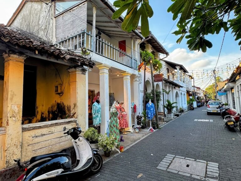Streets of Galle Fort, Sri Lanka