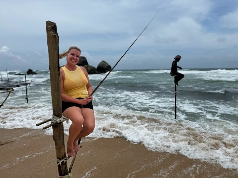 Stilt fishing, Koggala, Sri Lanka