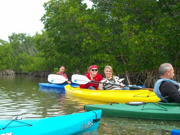 Kayaking in mangroves, Key West, Florida