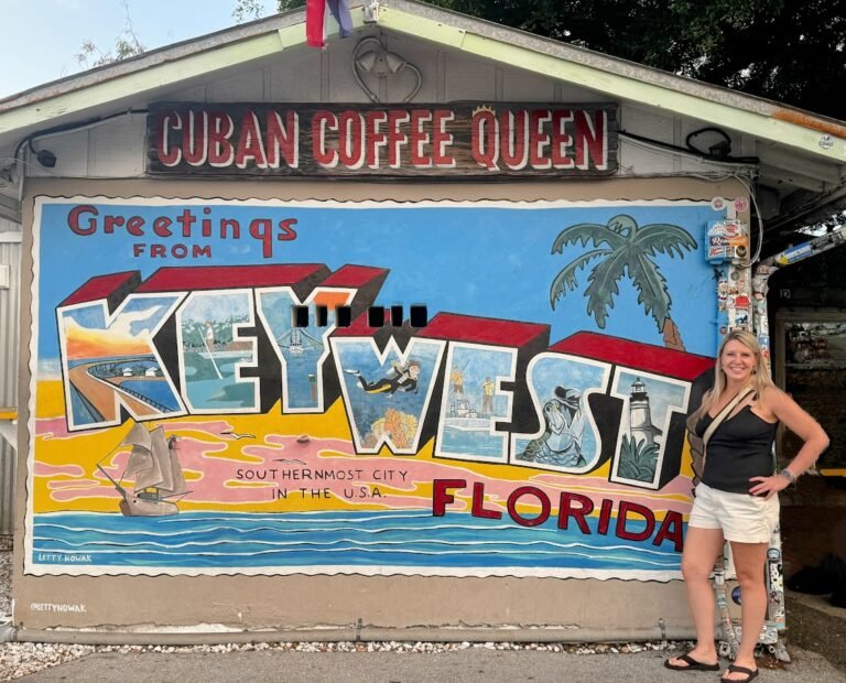 Key West mural at cuban coffee