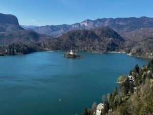 View of Bled Island, Slovenia